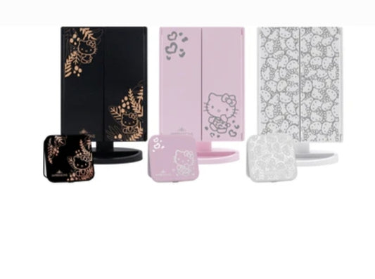 Hello kitty trifold mirror set